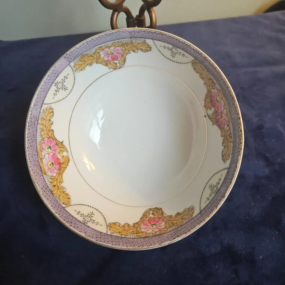 NORITAKE HAND PAINTED VINTAGE BOWL